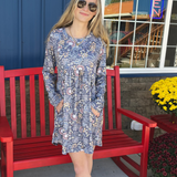 Floral Babydoll Swing Dress