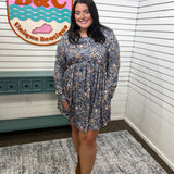 Floral Babydoll Swing Dress