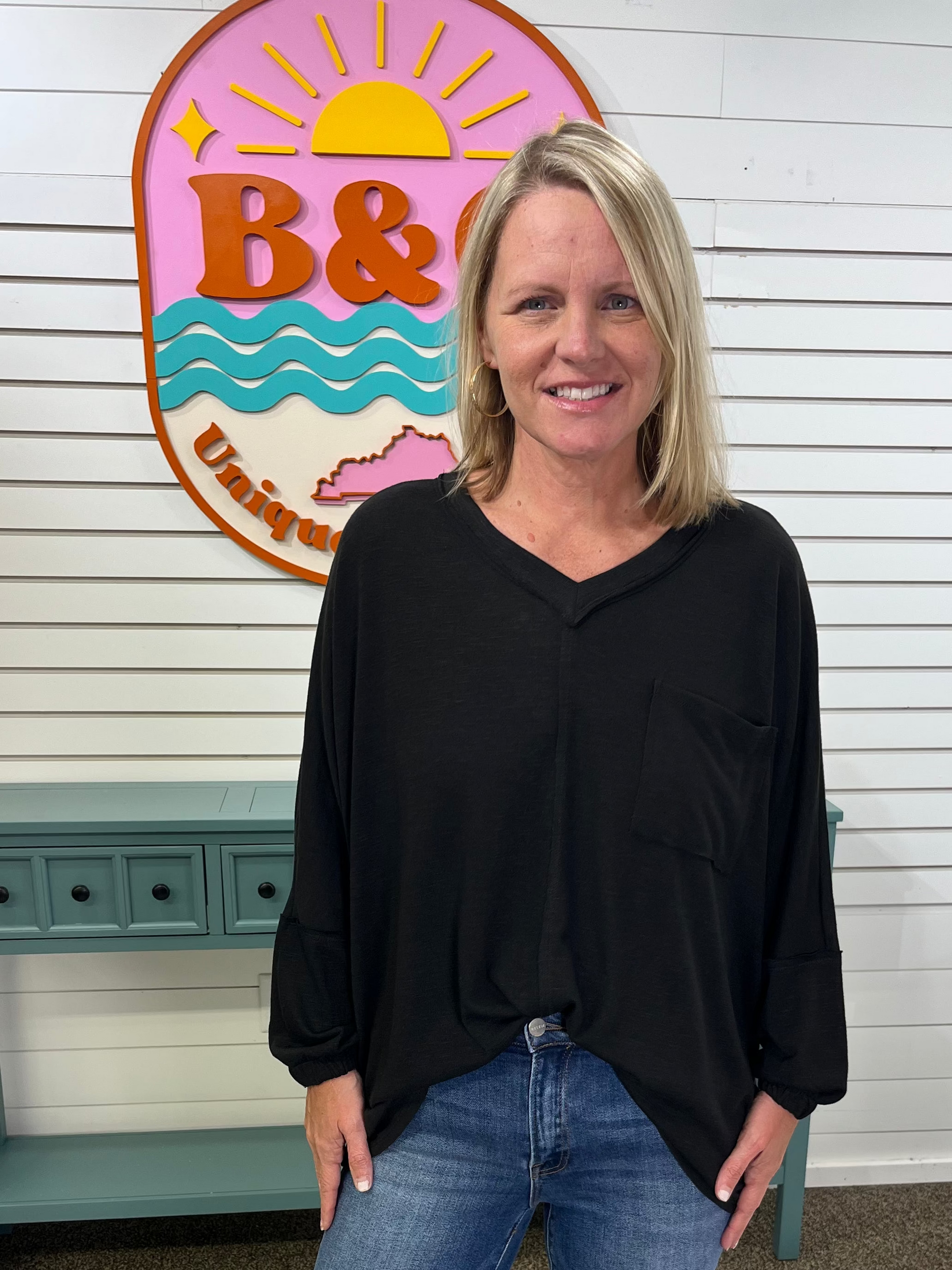 Lightweight Hacci Top