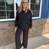 Urban Ribbed Wide Leg Pant