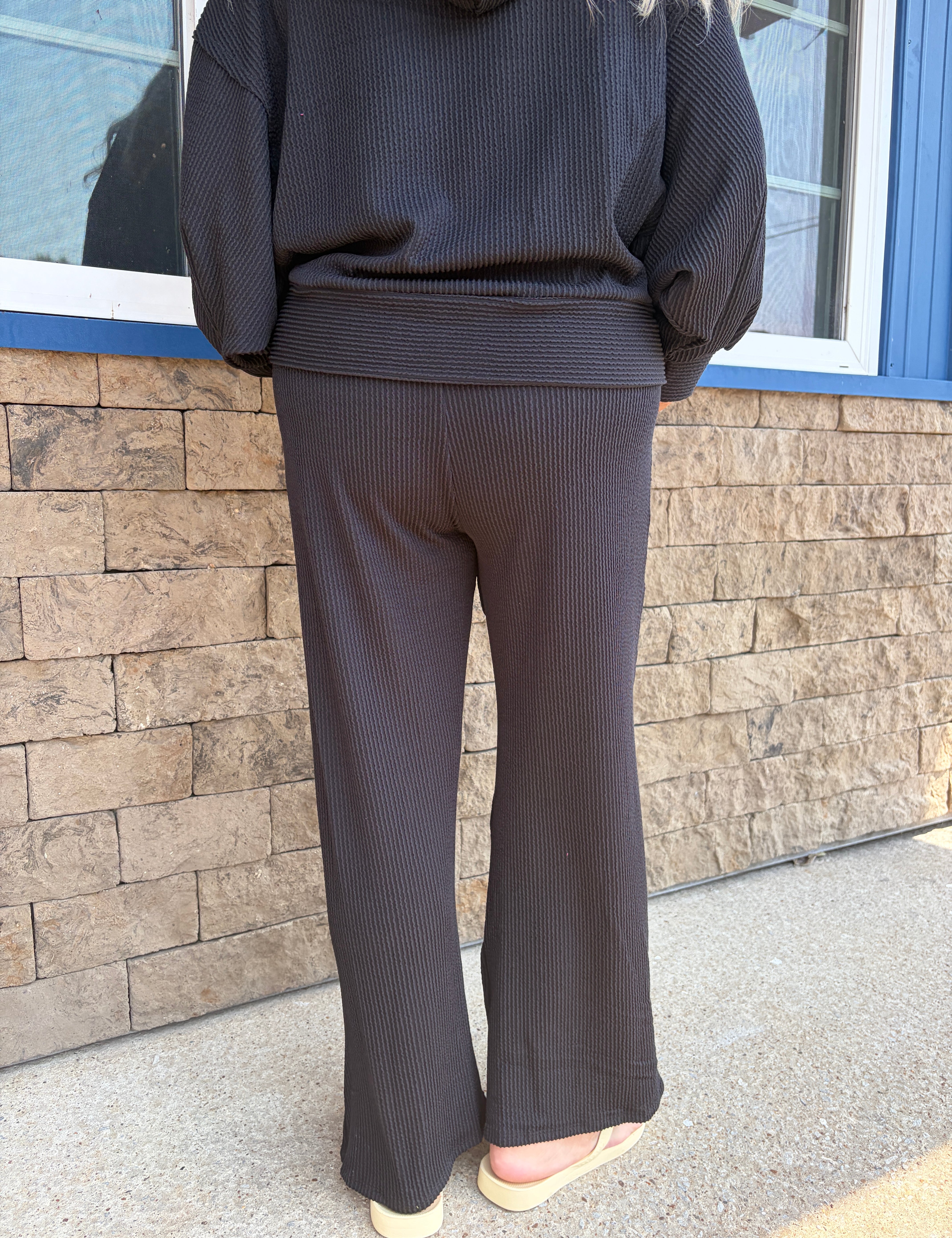 Urban Ribbed Wide Leg Pant