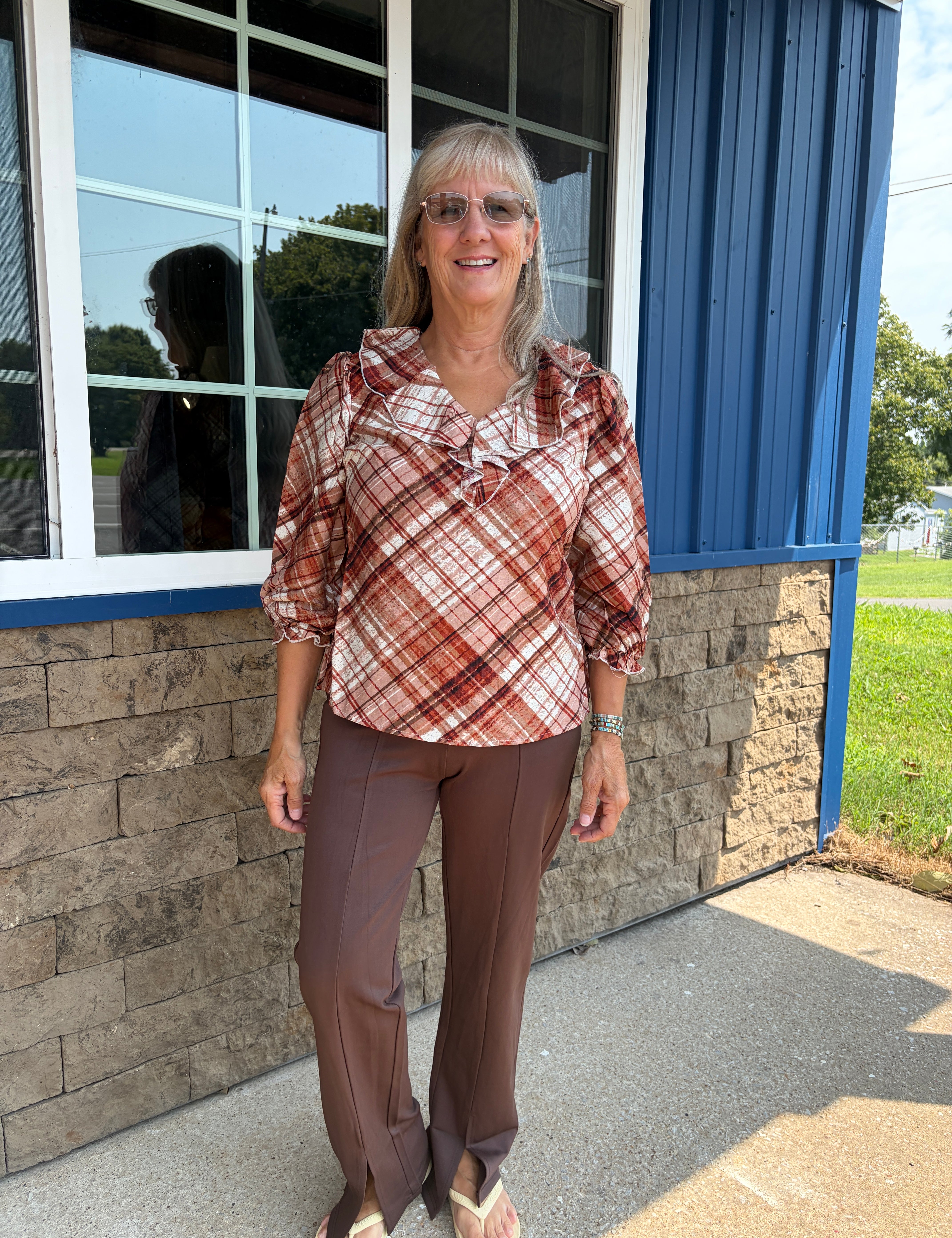 Split Front Ponte Pant