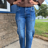 Risen Slouchy Ankle Barrel Jeans