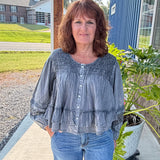 Woven Lightweight Top