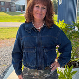 Oversized Utility Denim Jacket