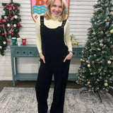 Wide Leg Corduroy Overall