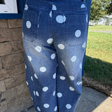 Polka Dot Barrel Pants