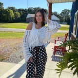 Brown Polka Dot Pants