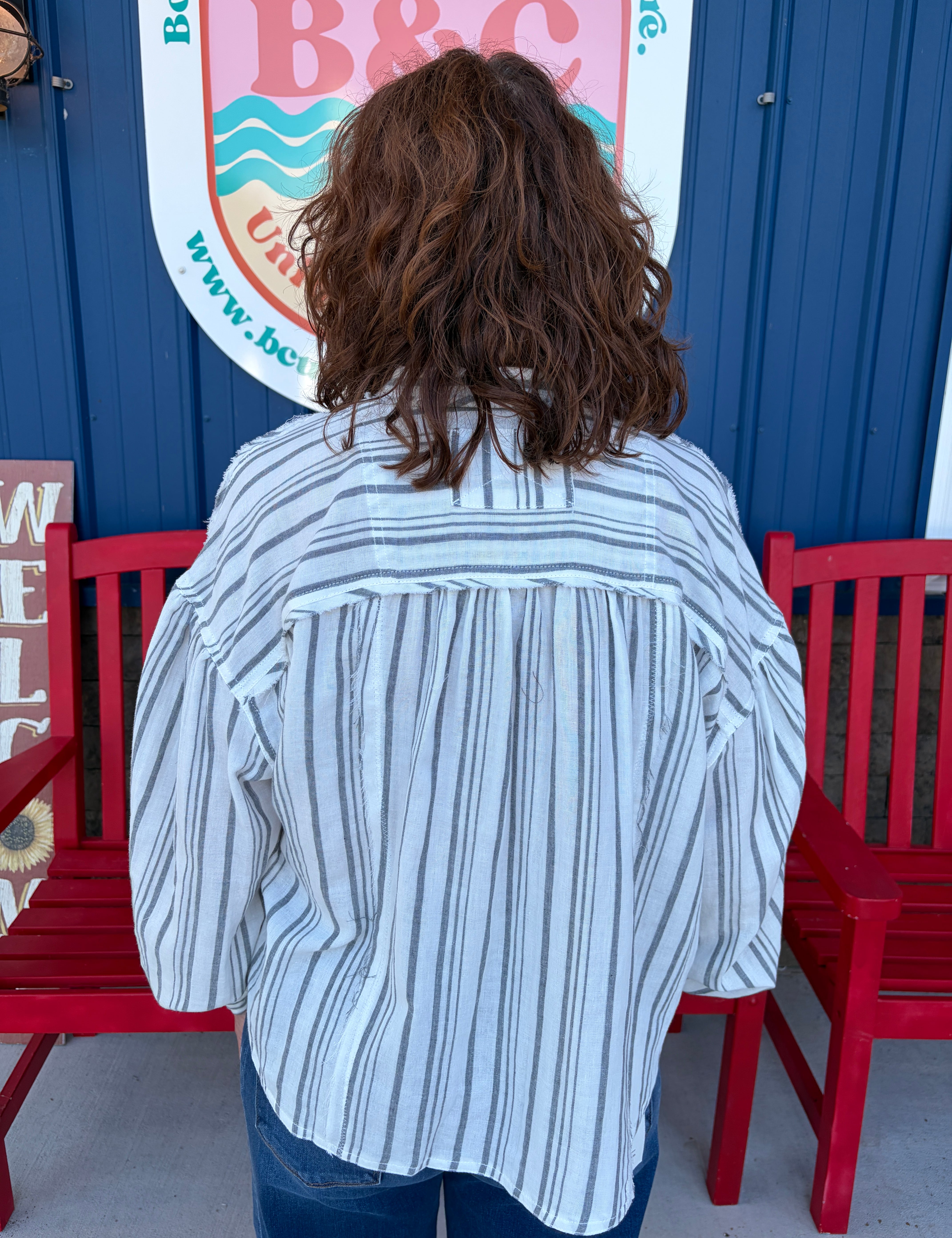 Stripe Button Down Shirt