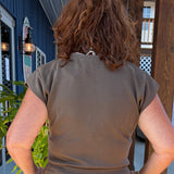 Cap Sleeve Athleisure Top