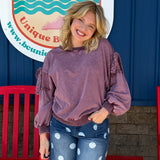 Balloon Sleeve Sweatshirt