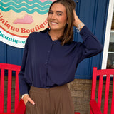 Pleated Wide Leg Pants