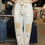 Patch Barrel Pants