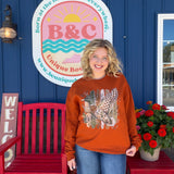 Autumn In Camo Style Sweatshirt
