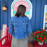 Button Front Denim Jacket