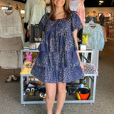 Floral Print Tiered Dress
