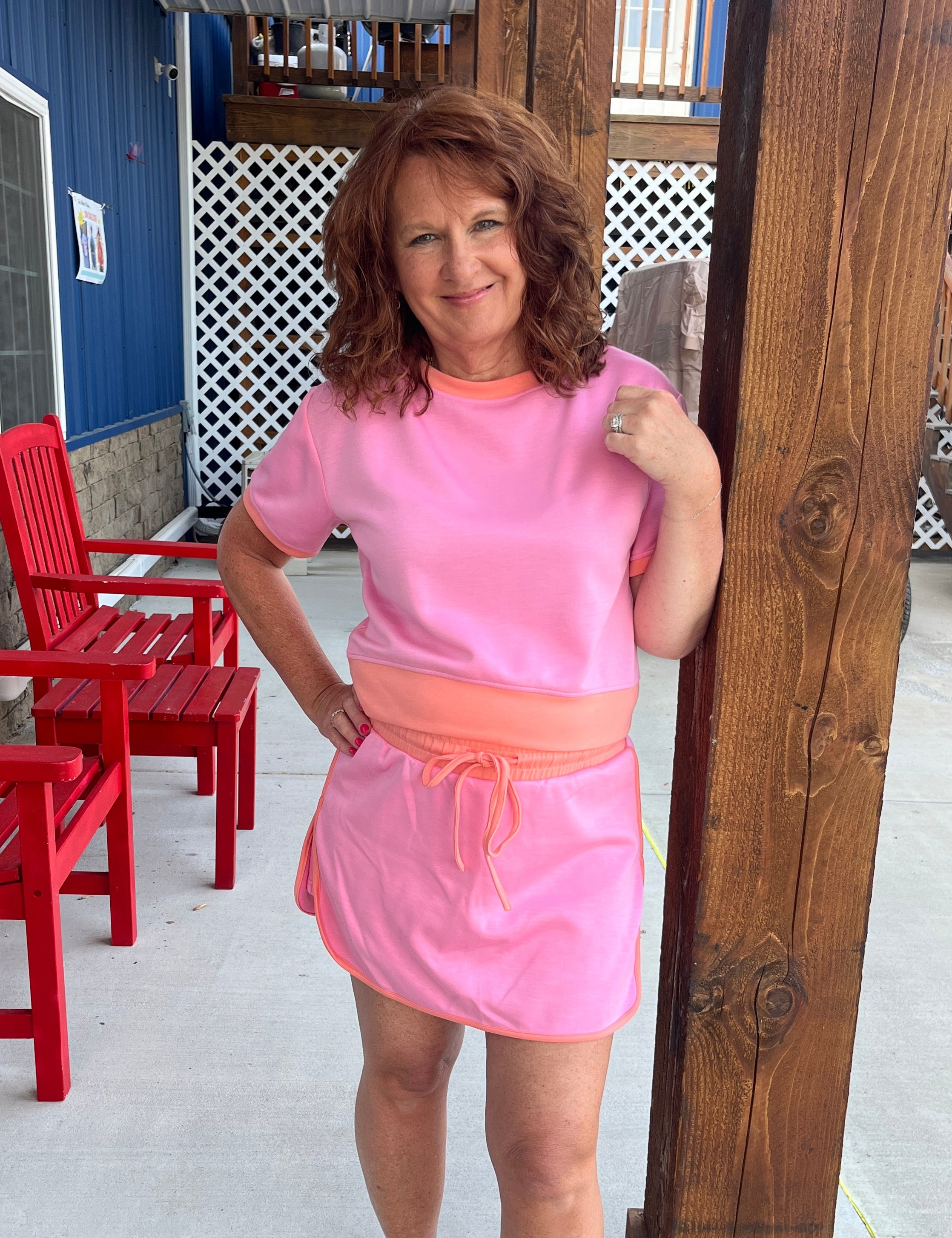 Scuba Skirt Set