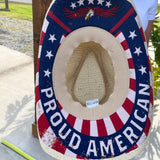 Proud American Straw Hat