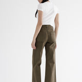 Super High Double Waistband Wide Leg