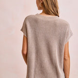 Washed Rib Knit Top