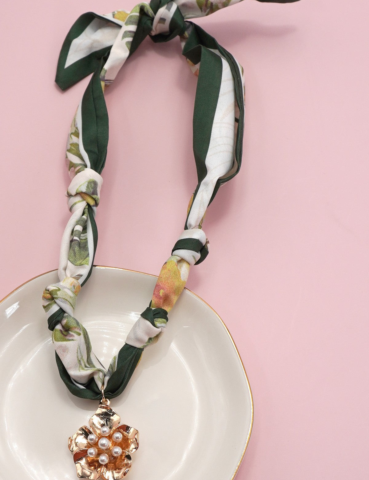 Handmade Scarf Necklace