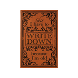 Anchor & Barrel Engraved Journals