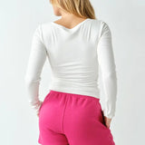Micro Ribbed Top