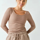 Micro Ribbed Top