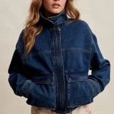 Oversized Utility Denim Jacket