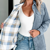 Reversible Corduroy Button Up Jacket