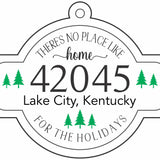 B&C Hand Crafted Zip Code Ornaments