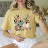 Leopard Pumpkin Patch on Comfort Colors