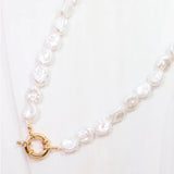 Juliet Baroque Pearl Toggle Necklace