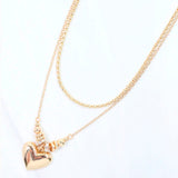 Devin Layered Heart Necklace
