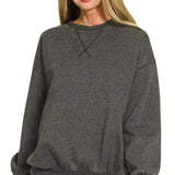 Acid Washed Fleece Sweatshirts