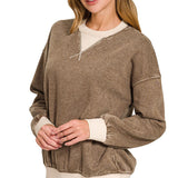 Crew Neck Long Sleeve Sweatshirt