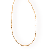 Beaded Blondes Olive Gold Necklace