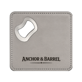 Anchor & Barrel Coaster with Opener