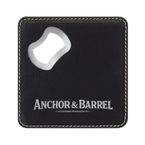 Anchor & Barrel Coaster with Opener