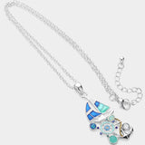 Anchor Boat Pendant Necklace