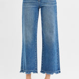 Risen Mid Rise Crop Wide Jean