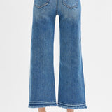 Risen Mid Rise Crop Wide Jean