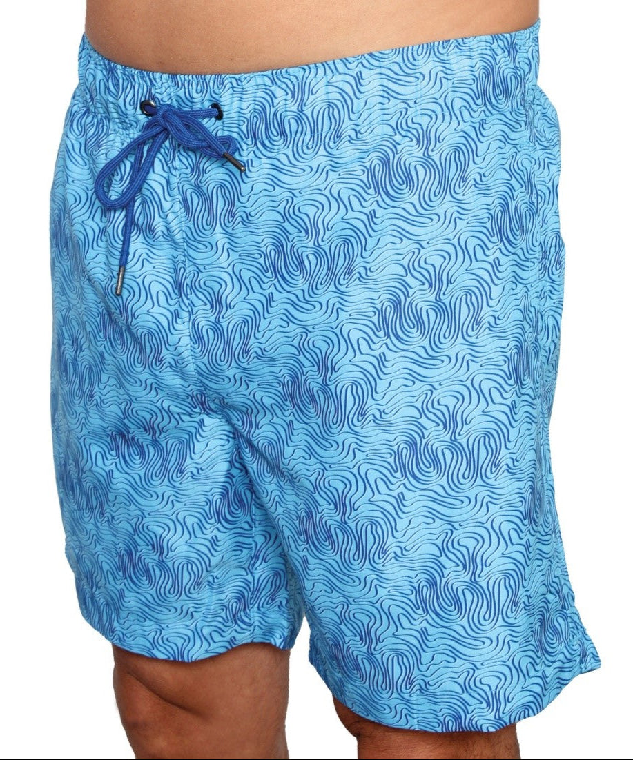 Men's Printed Swim Trunk