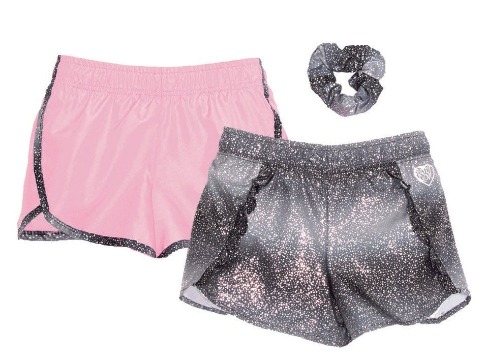 Girls Active Stretch Boardshort Set