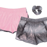 Girls Active Stretch Boardshort Set