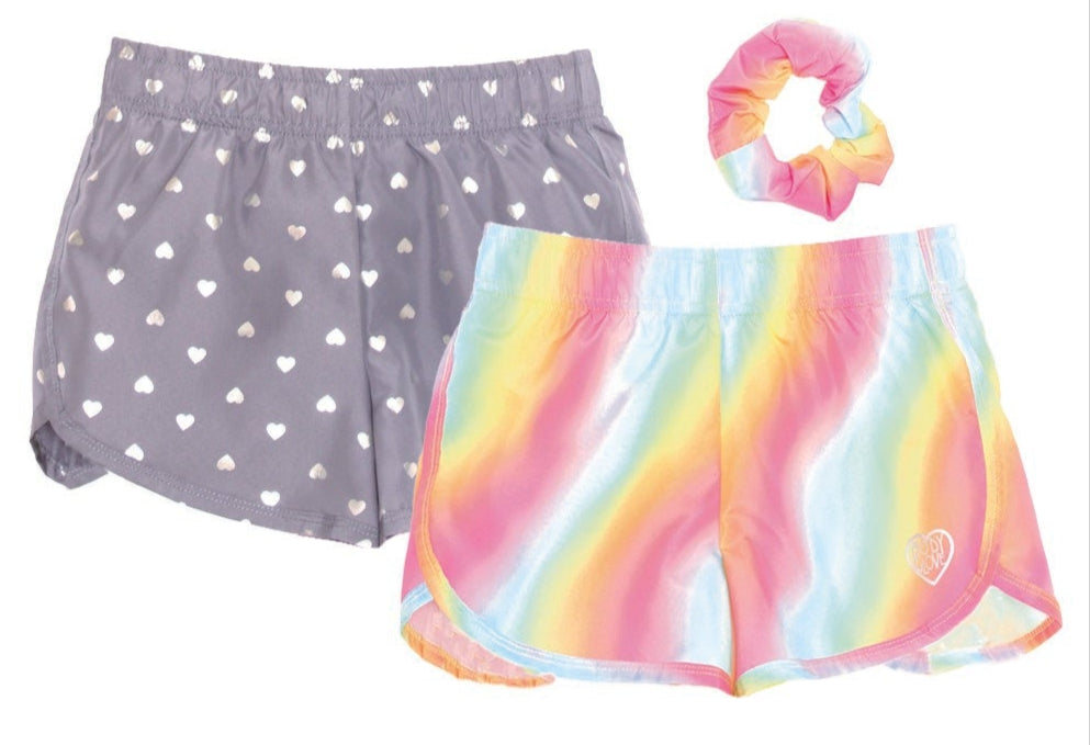 Girls Active Stretch Boardshort Set