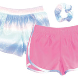 Girls Active Stretch Boardshort Set