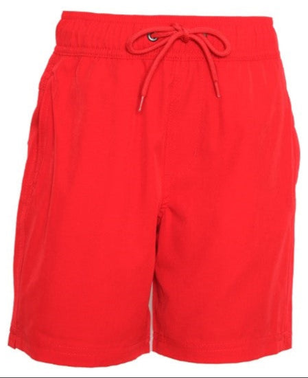 Boy's Solid 3 Pocket Swim Trunk