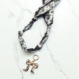 Interchangeable Scarf Charm Necklace