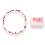 Beaded Blondes Pink June Bracelet